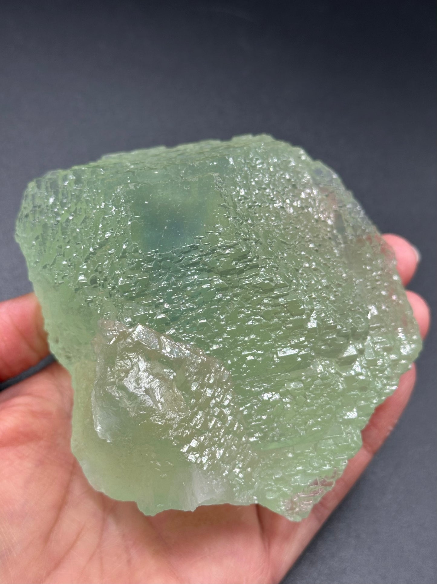 Green Fluorite from the Manaoshan Mine