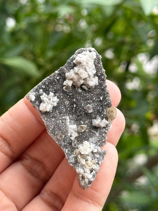 Elmwood Calcite with Sphalerite and Dolomite