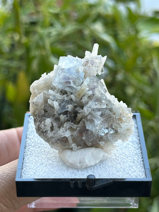 Yindu Flourite with Quartz