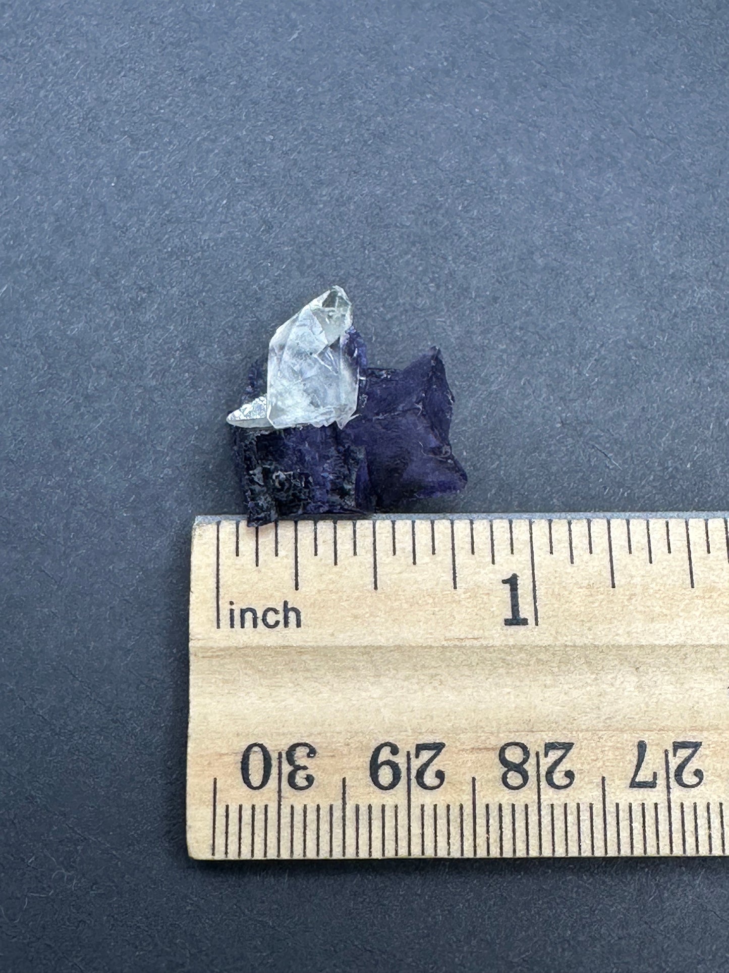Fluorite with Calcite from the Elmwood Mine