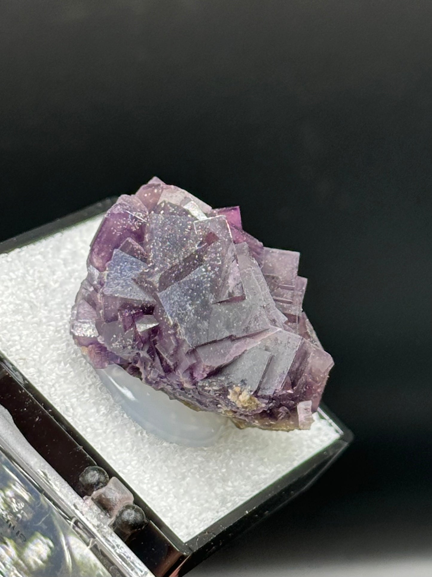 Fluorite in a perky box from Anhui, China