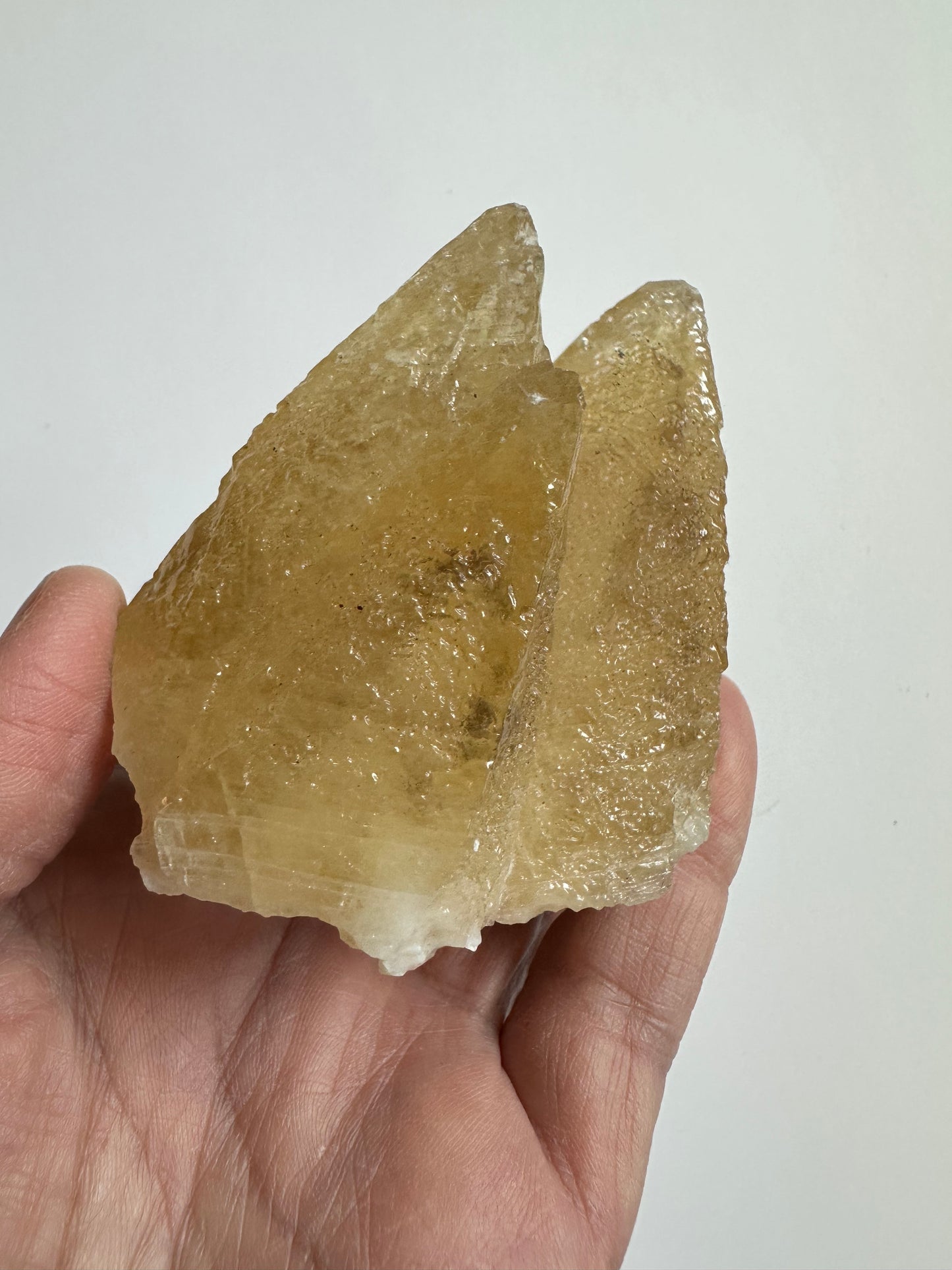 Etched Calcite Twins with Galena