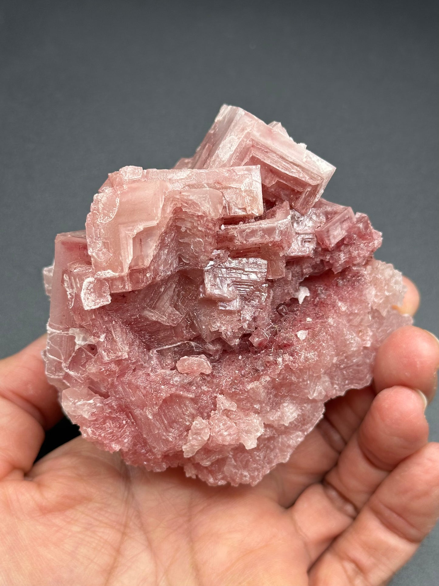 Pink Halite from Searles Lake, California
