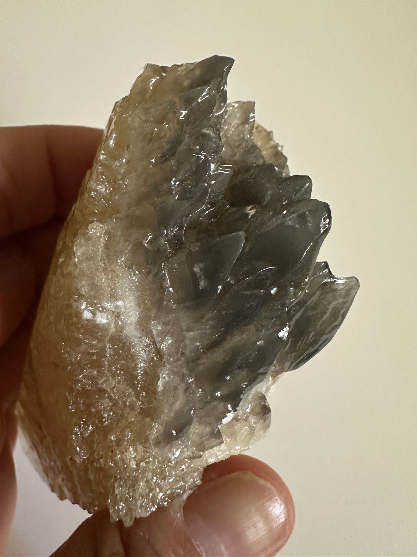 Etched Calcite with Galena