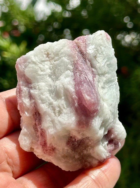 Raw Pink Tourmaline