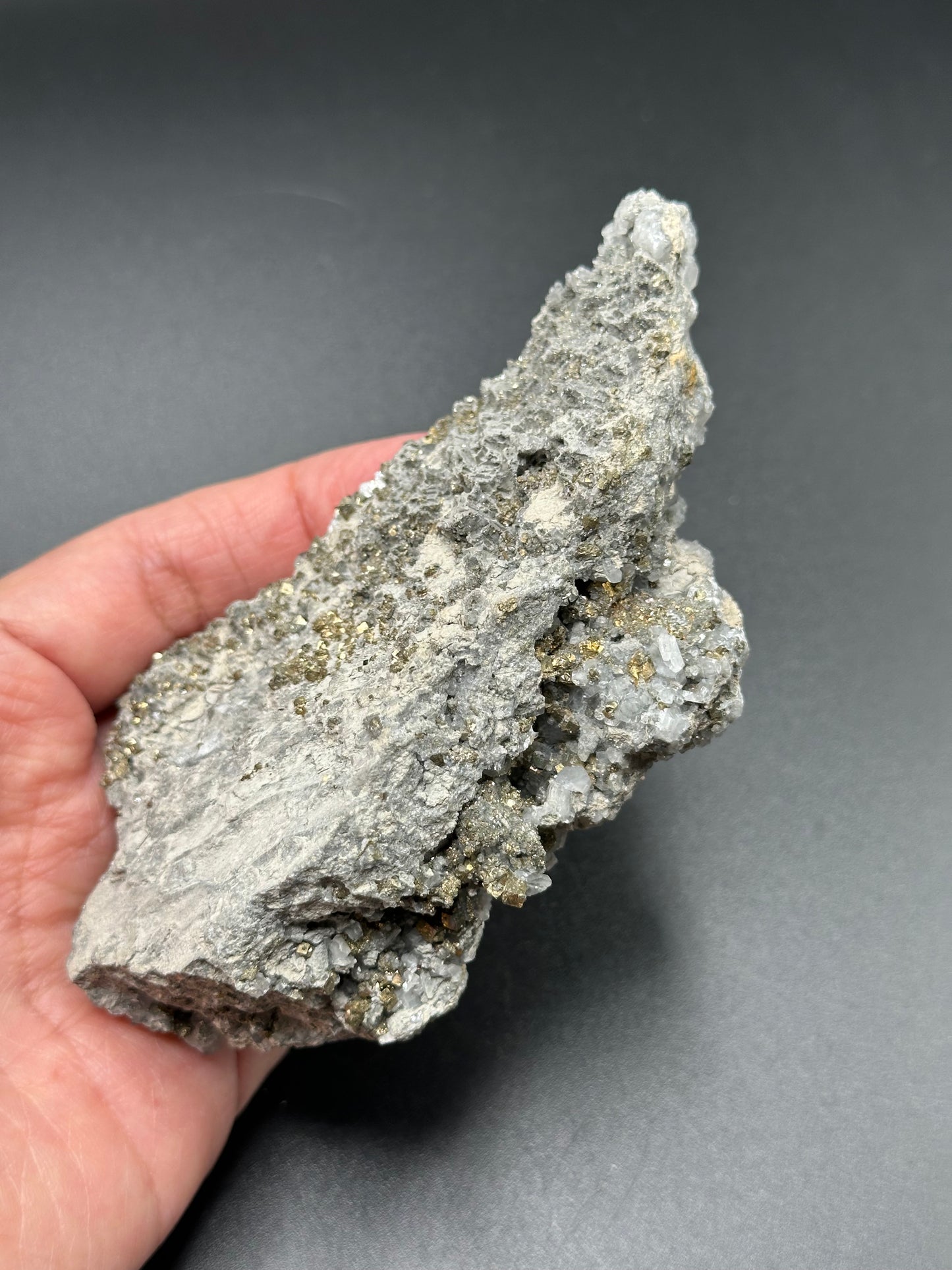 Calcite with Pyrite