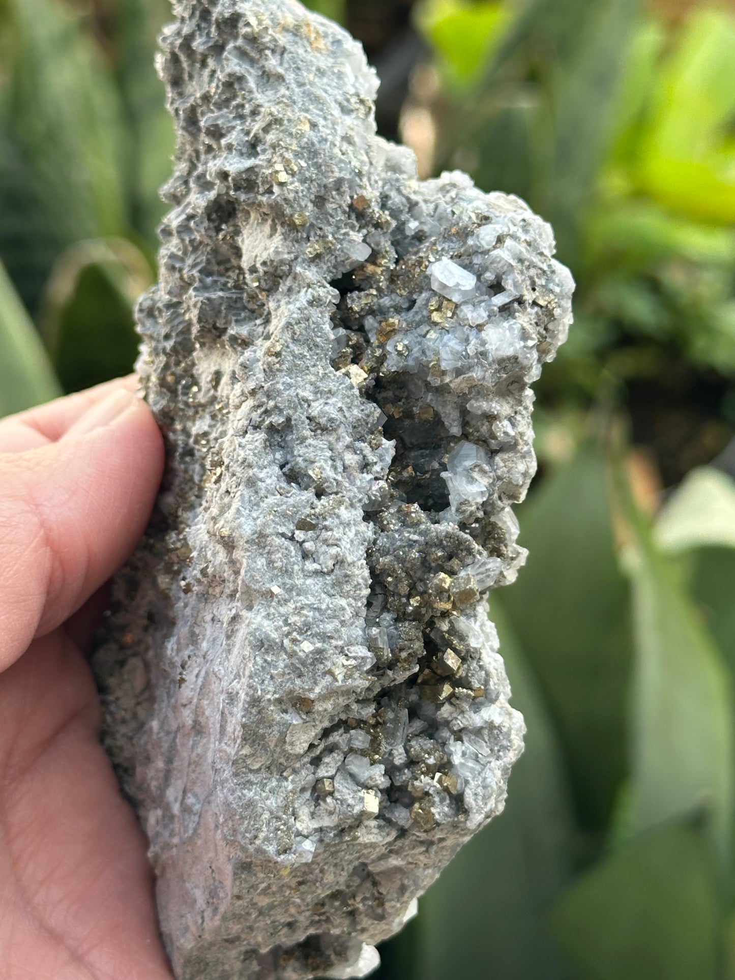 Calcite with Pyrite