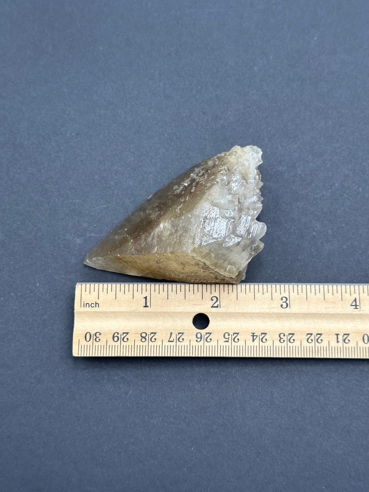 Etched Calcite with Galena