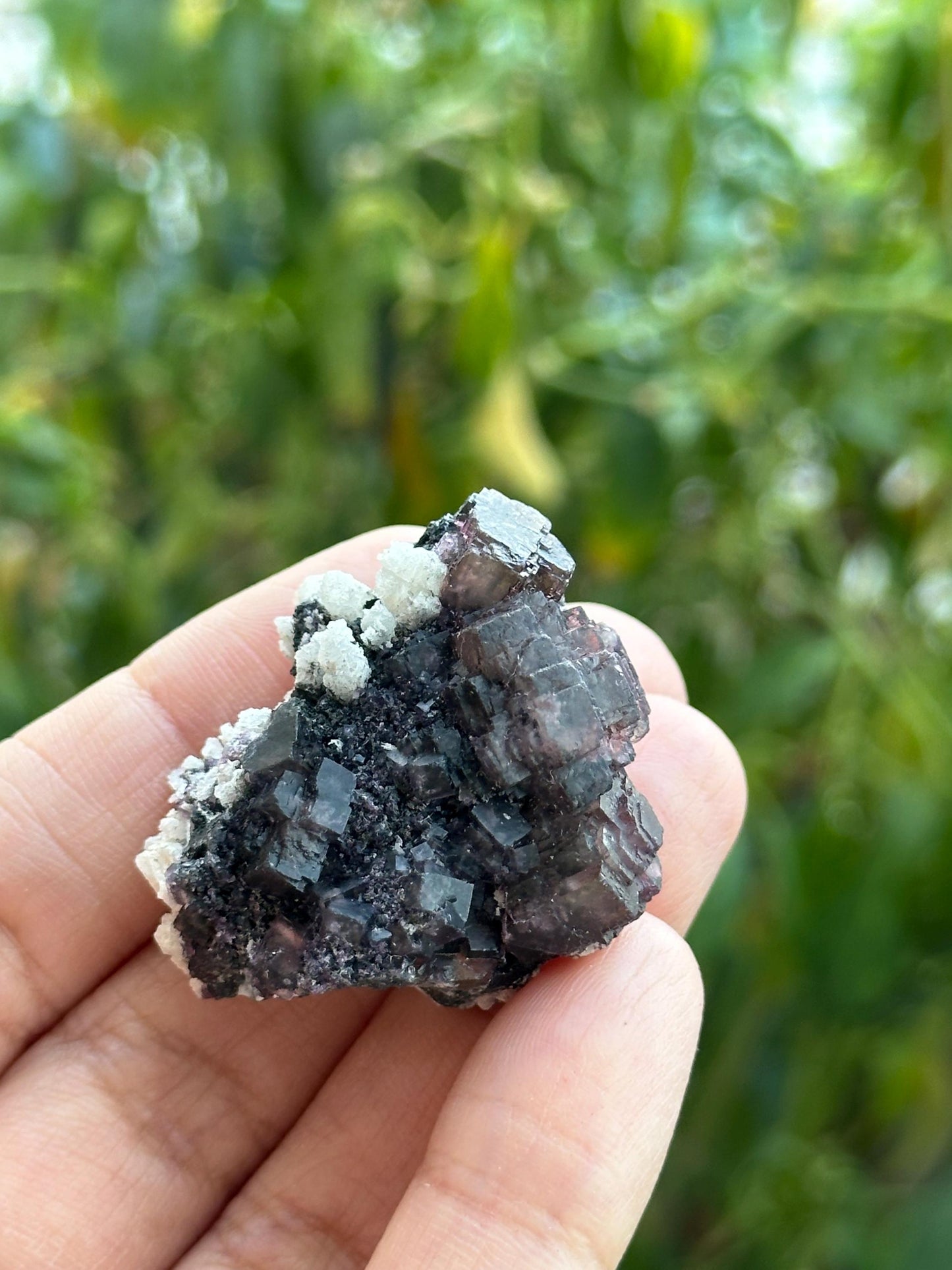 Fluorite with Calcite Specimen