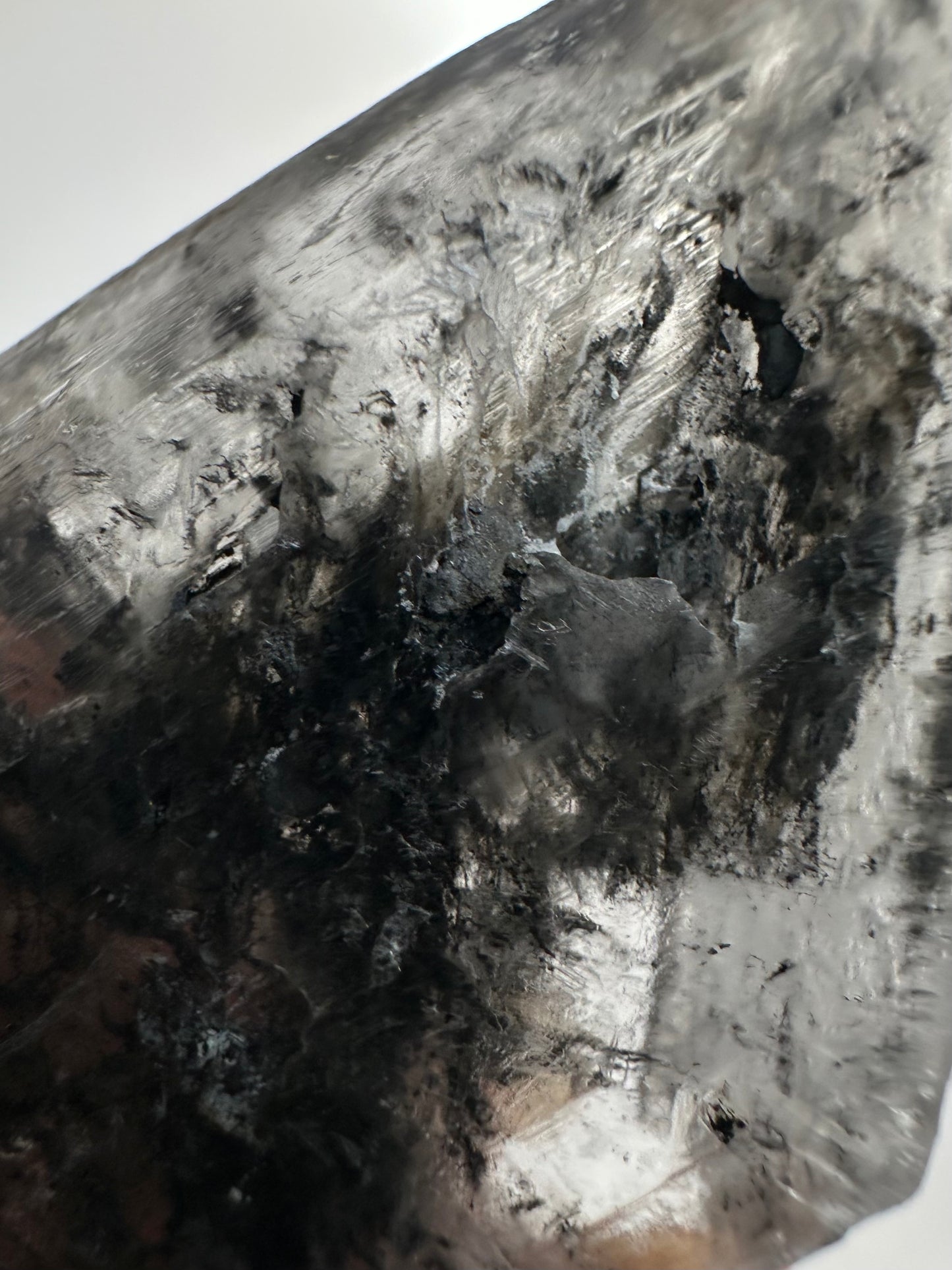 Gypsum var. Selenite with Pyrite & Sand Inclusions