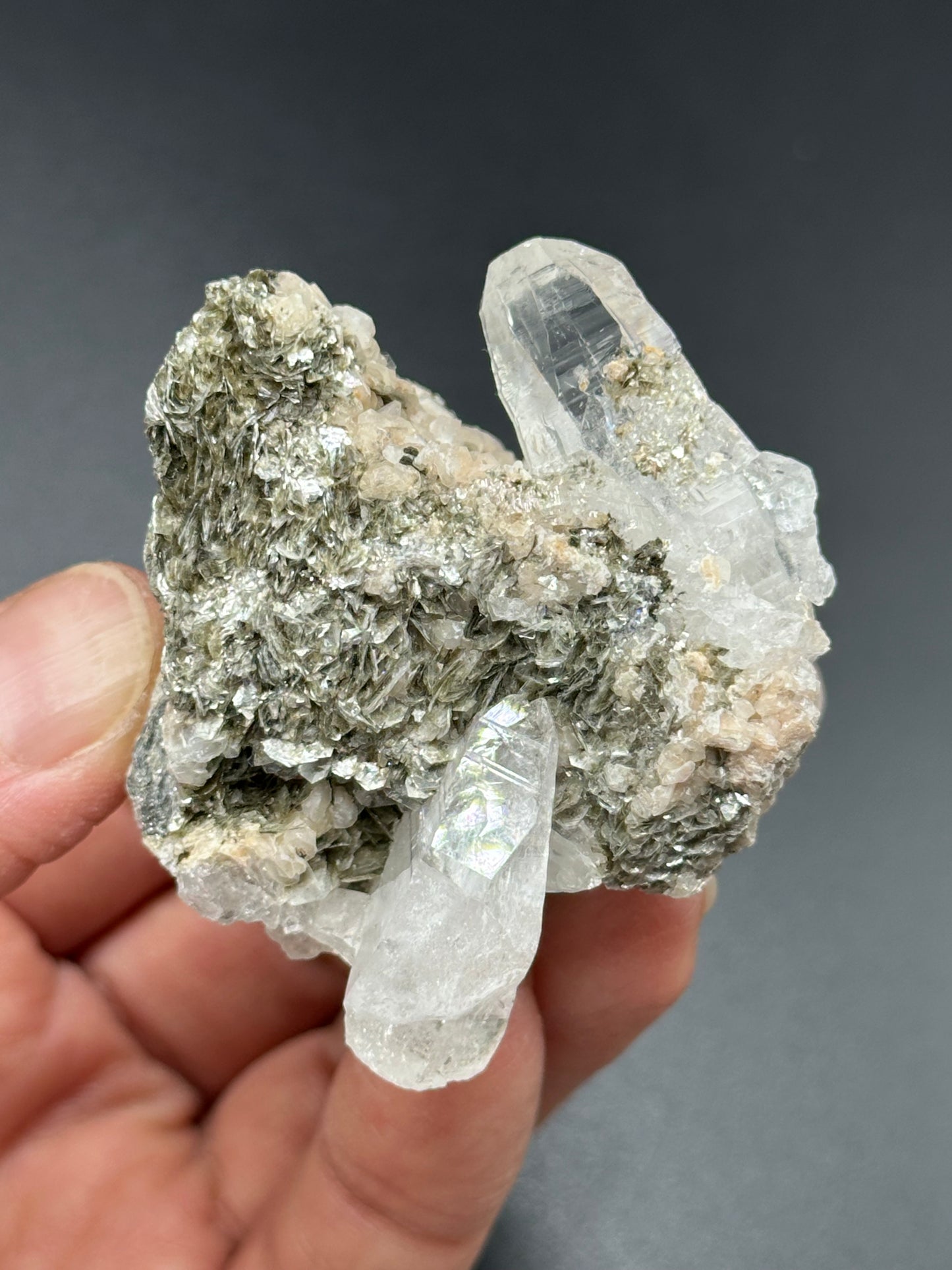 Swiss Quartz with Muscovite Specimen