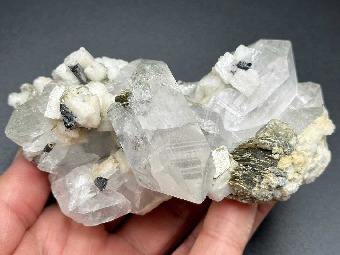 Quartz, Schorl, Albite, and Mica Specimen