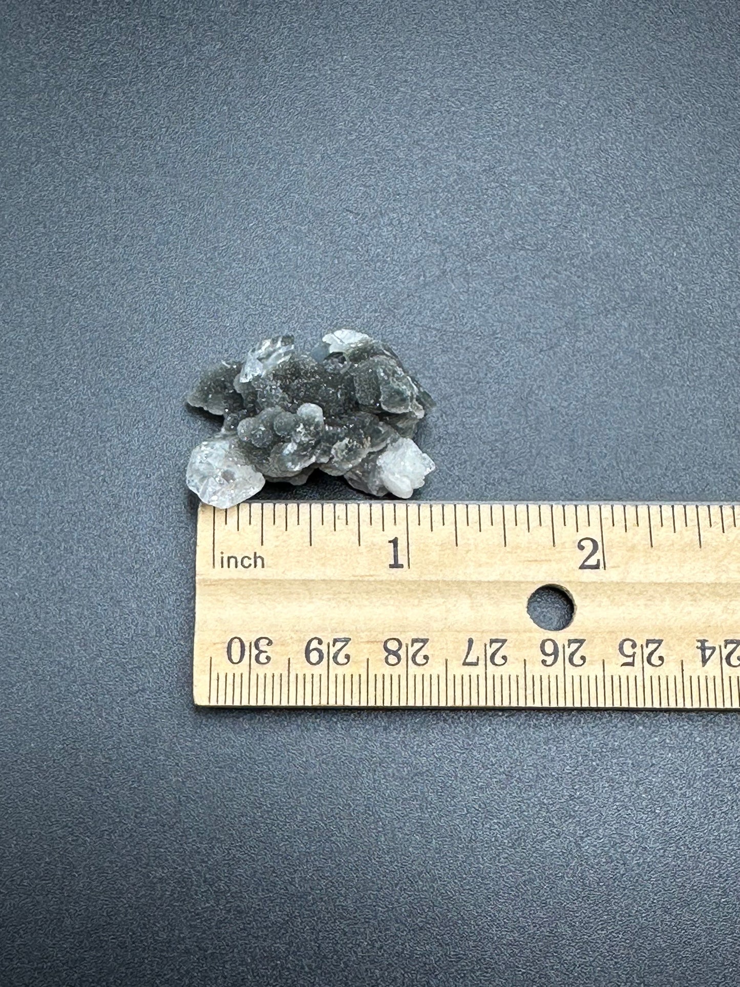 Black Chalcedony with Apophyllite