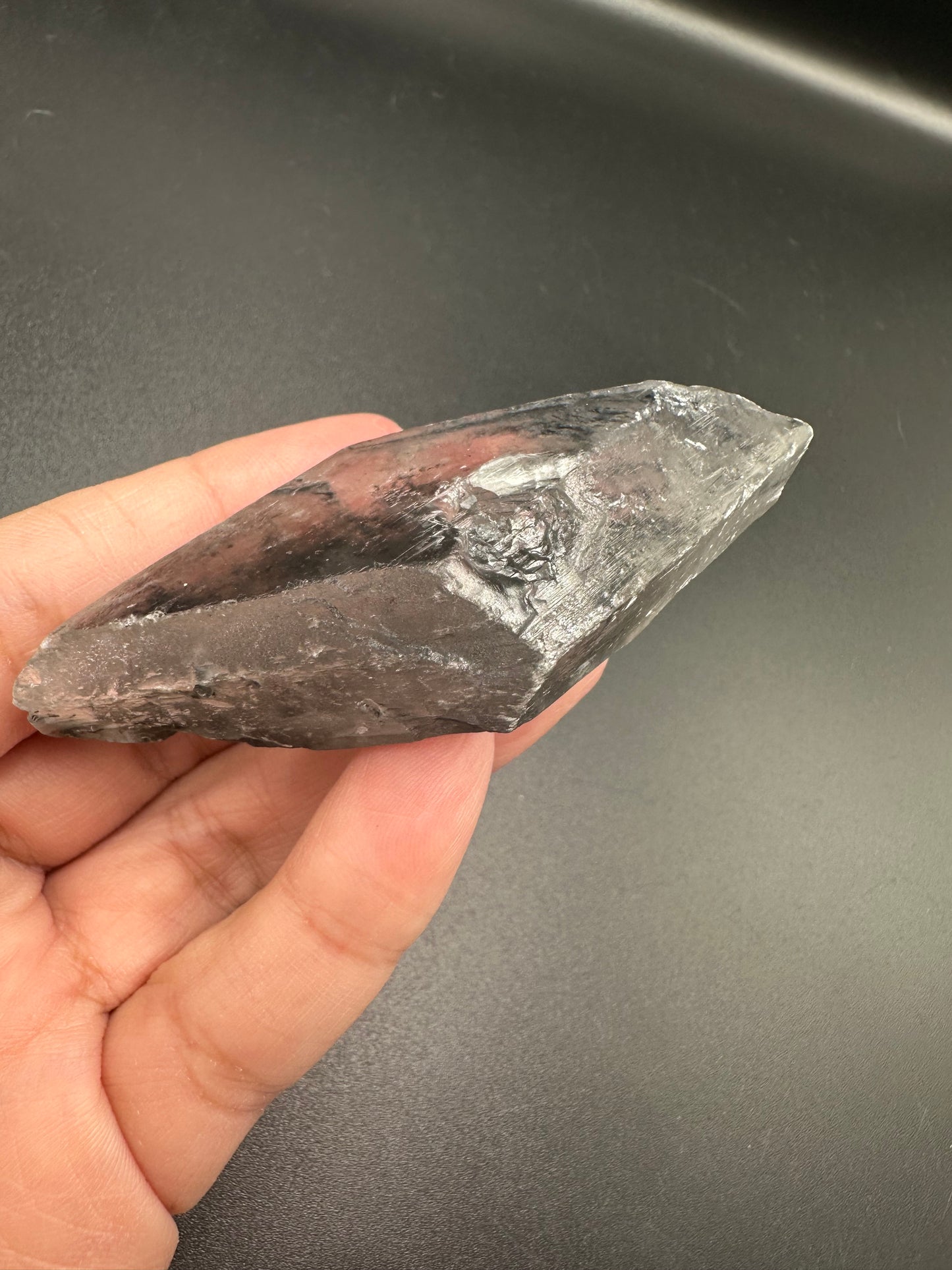 Gypsum var. Selenite with Pyrite & Sand Inclusions