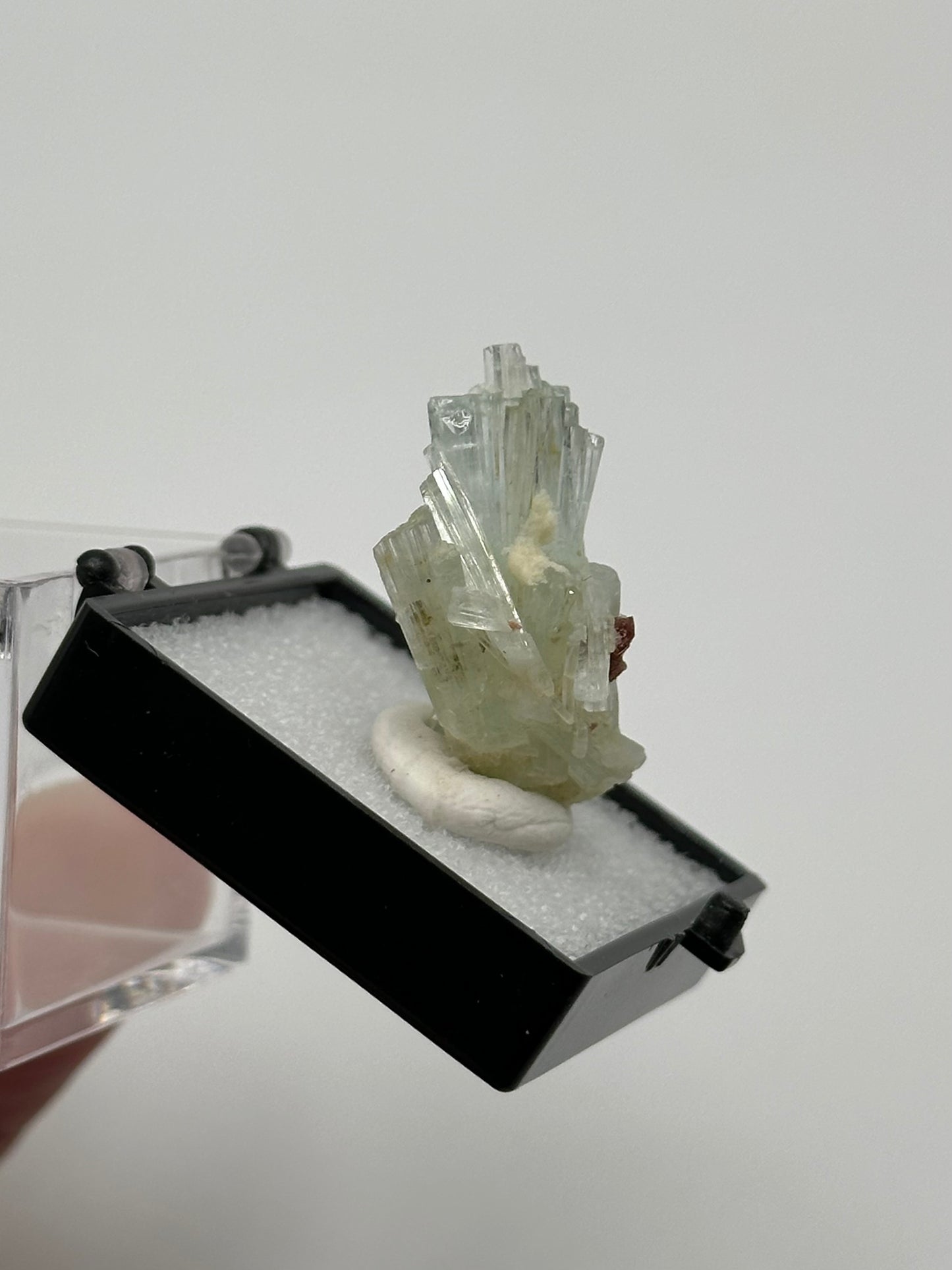 Aquamarine with Garnet