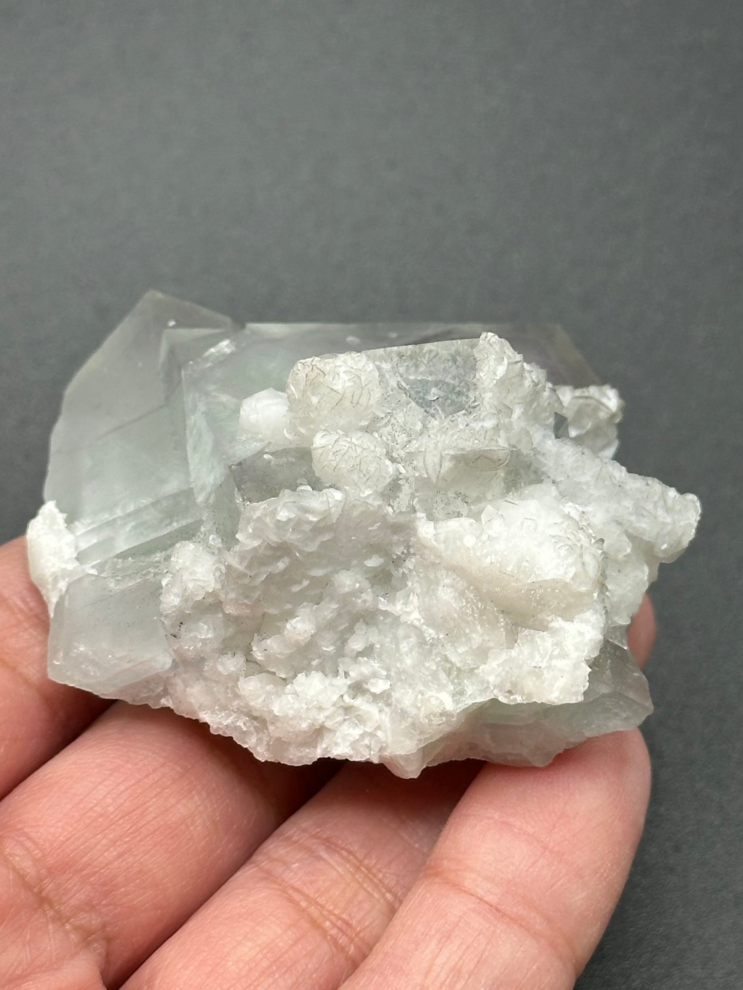 Fluorite with Quartz