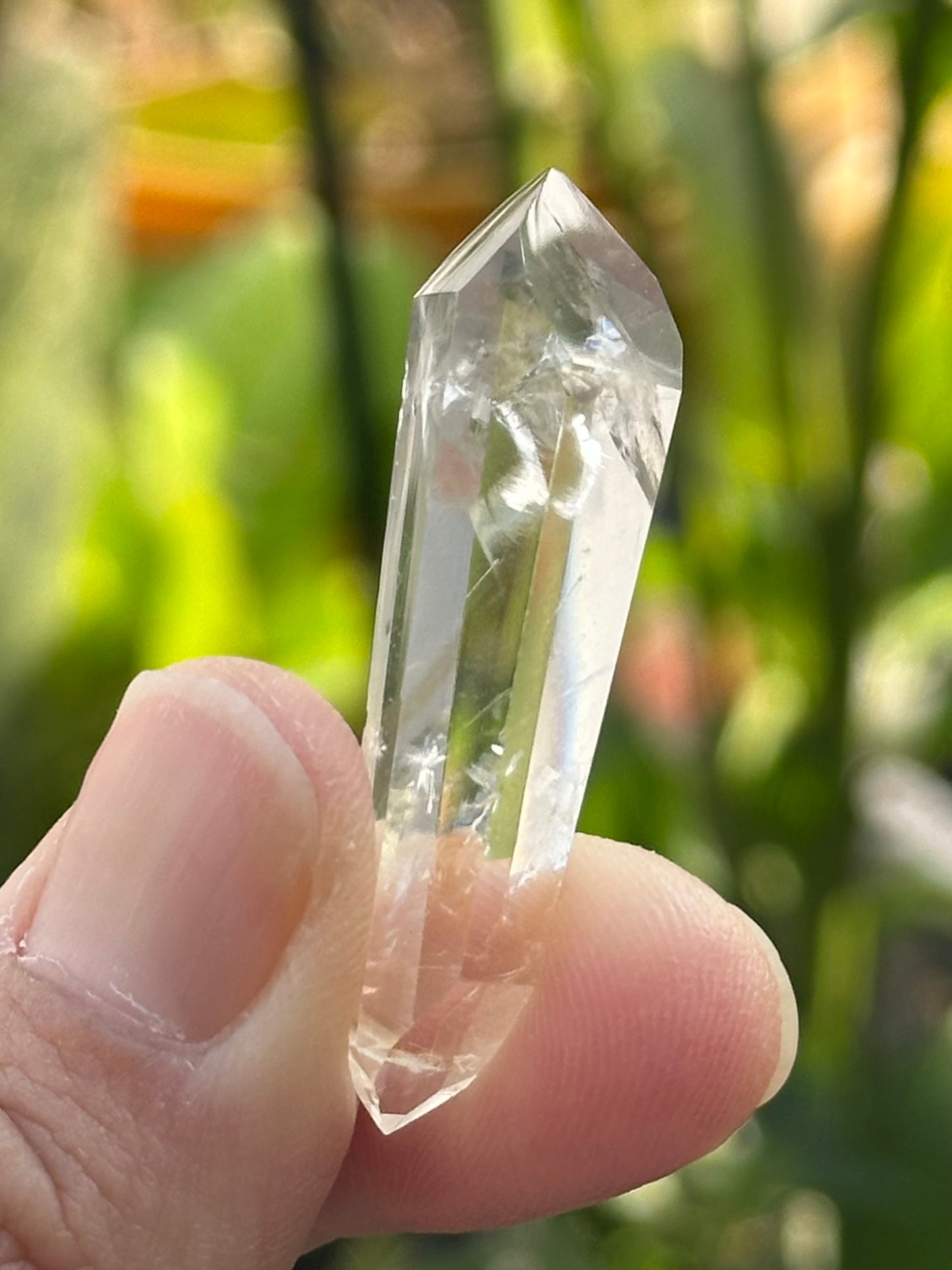 Small Polished Double Terminated UV Amethyst Crystal