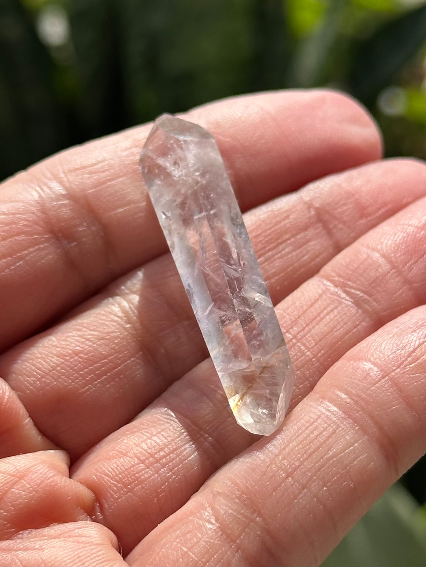 Small Polished Double Terminated UV Amethyst Crystal