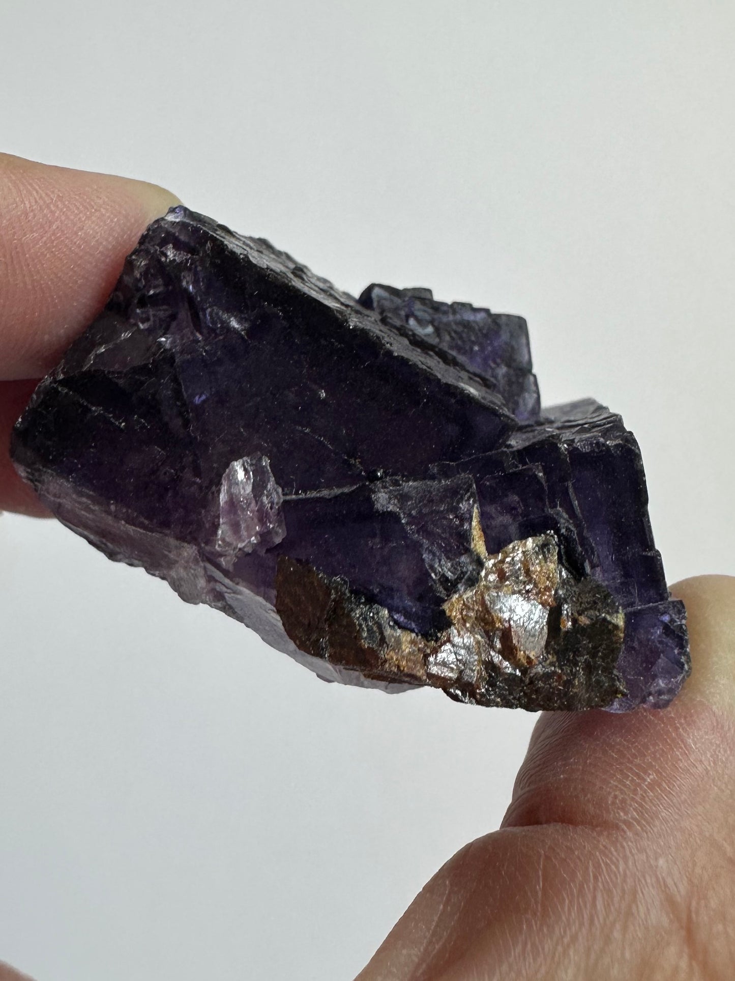 Fluorite with Sphalerite Specimen from the Elmwood Mine