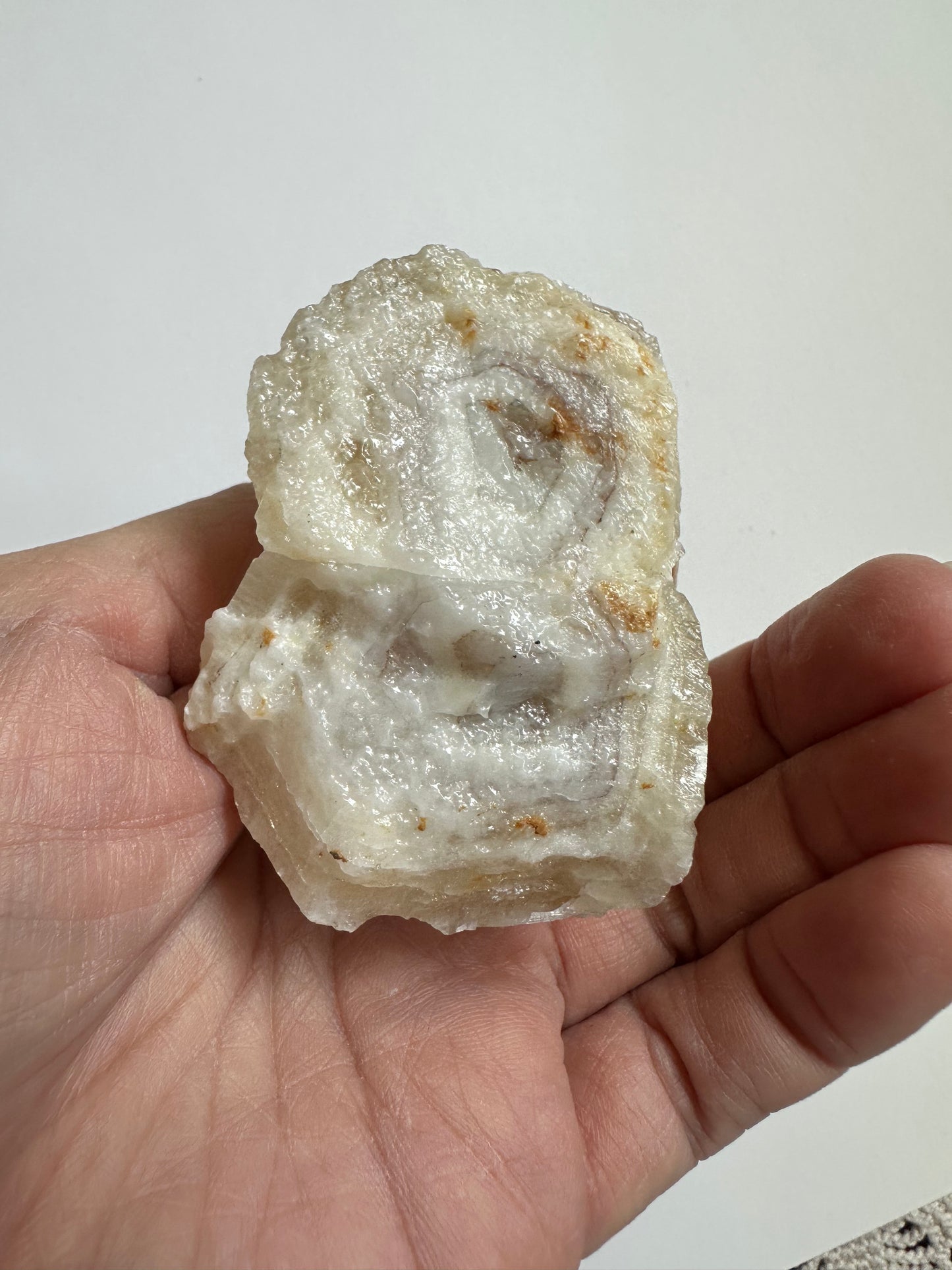 Etched Calcite Twins with Galena