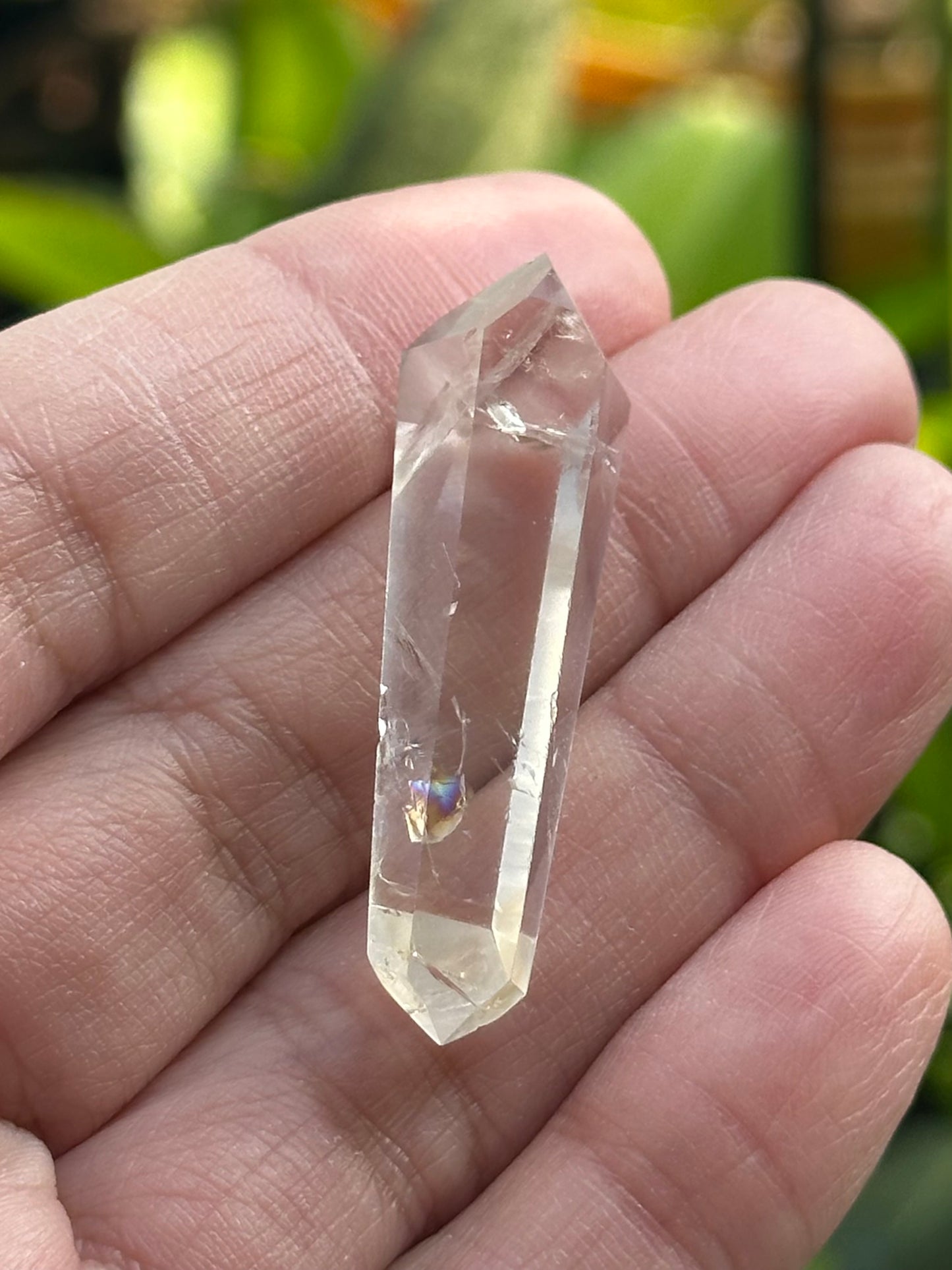 Small Polished Double Terminated UV Amethyst Crystal
