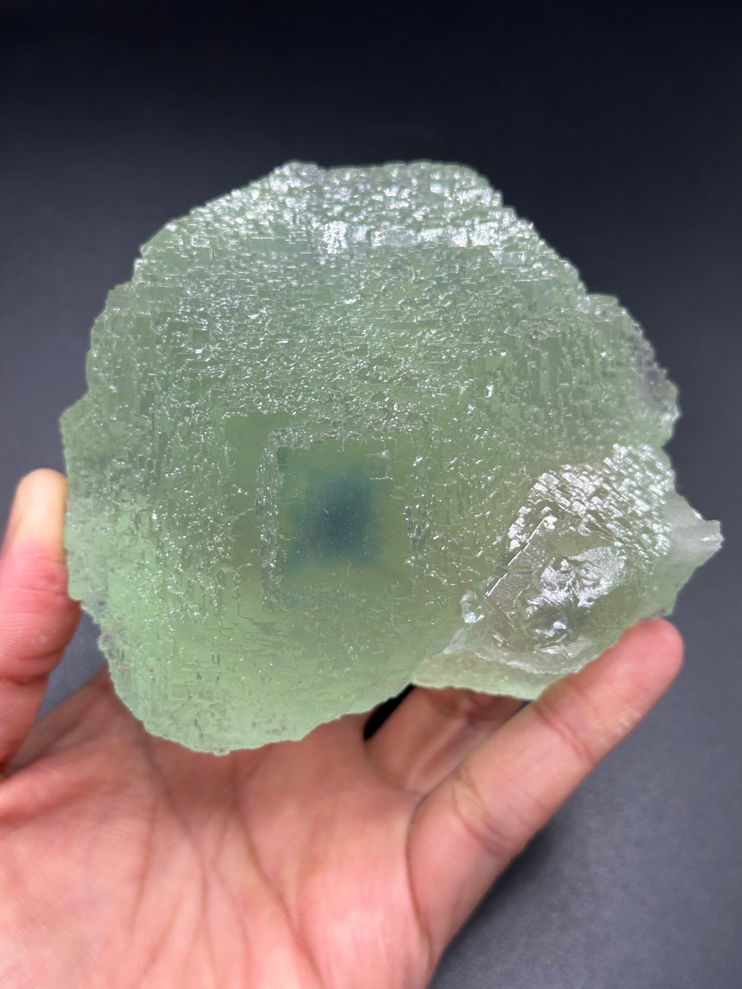 Green Fluorite from the Manaoshan Mine
