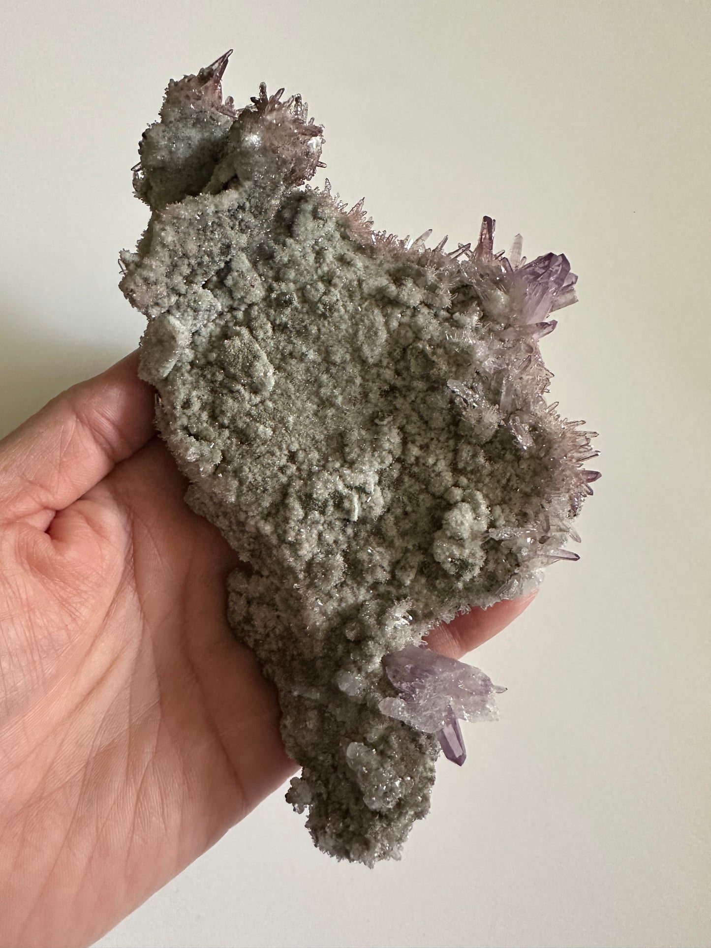 Veracruz Amethyst Crystals on Quartz Matrix