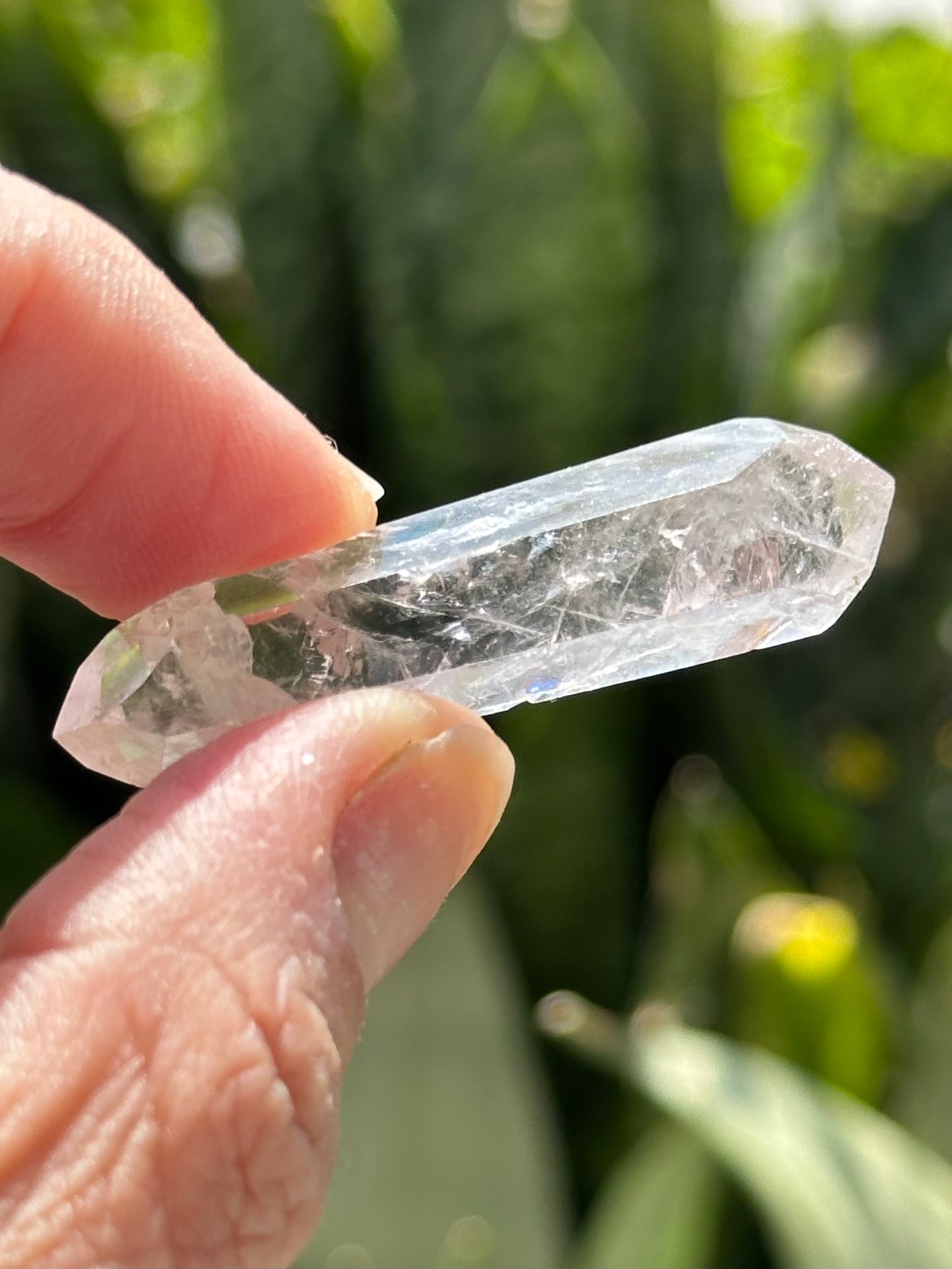 Small Polished Double Terminated UV Amethyst Crystal