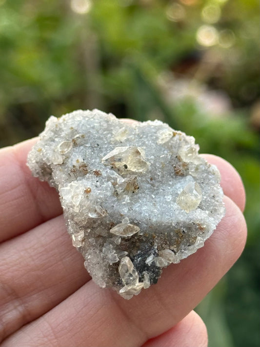 Dolomite, Sphalerite, and Calcite from the Elmwood Mine in Carthage, Tennessee