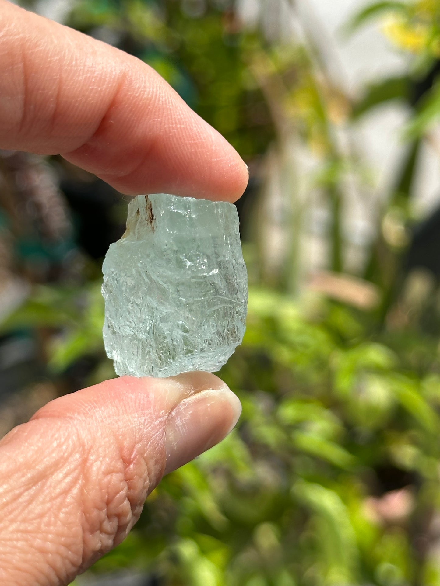 Etched Aquamarine from Shigar Valley