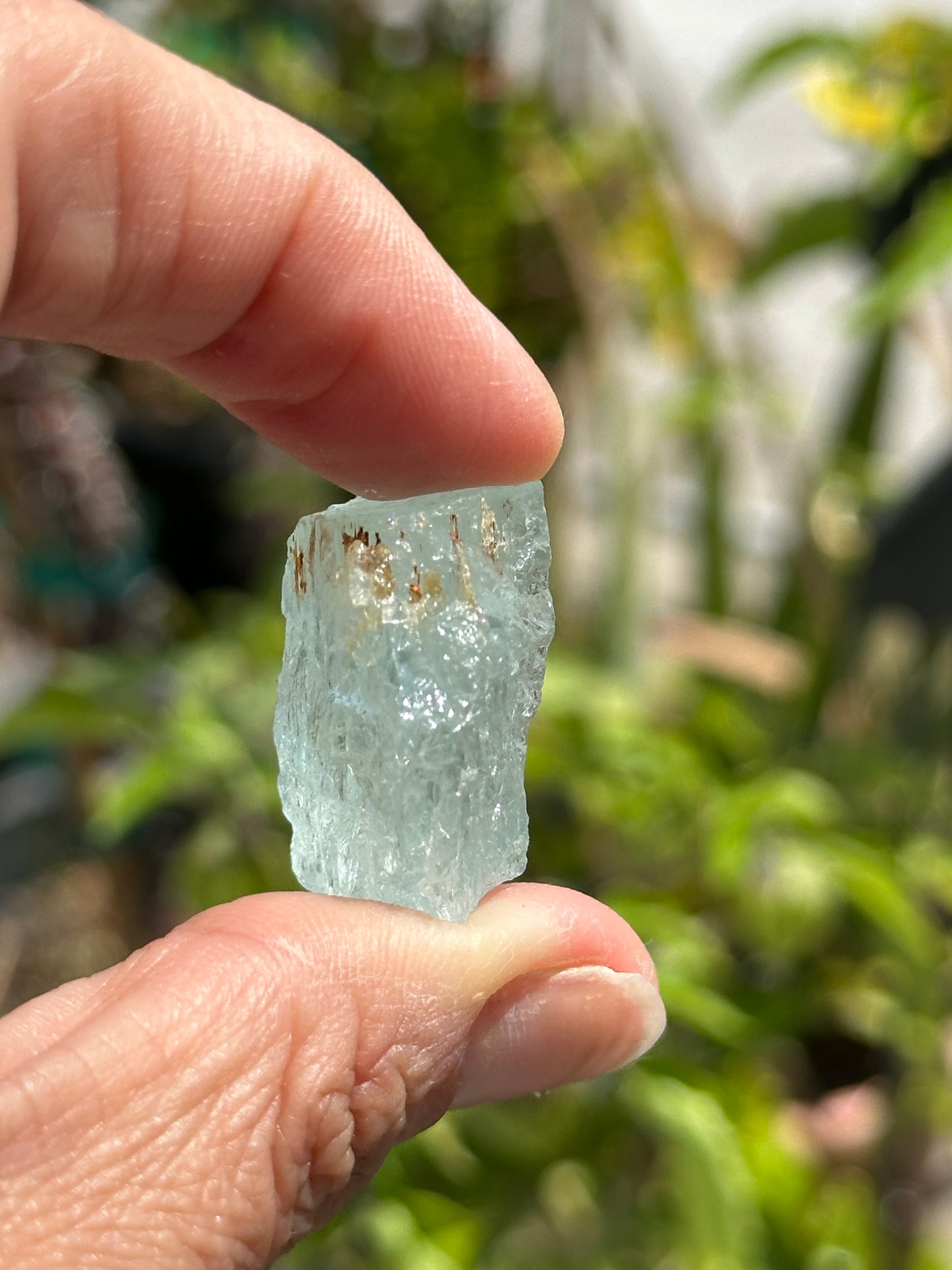 Etched Aquamarine from Shigar Valley