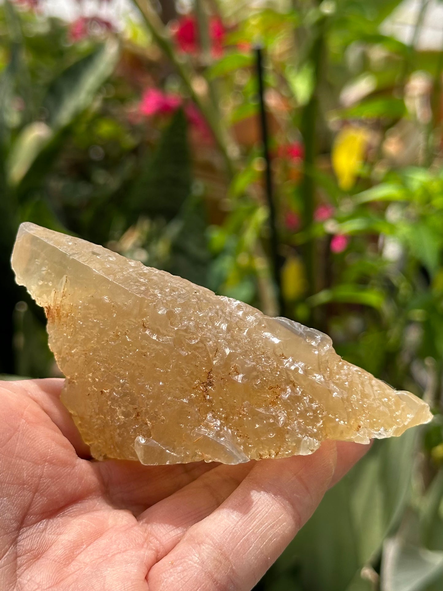 Etched Calcite with Galena