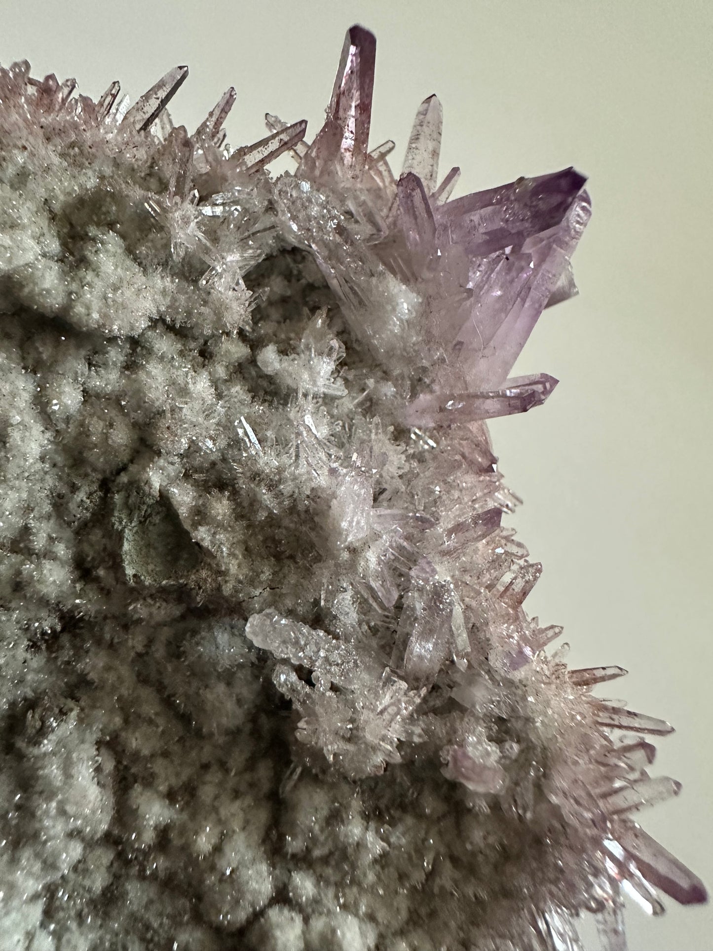 Veracruz Amethyst Crystals on Quartz Matrix