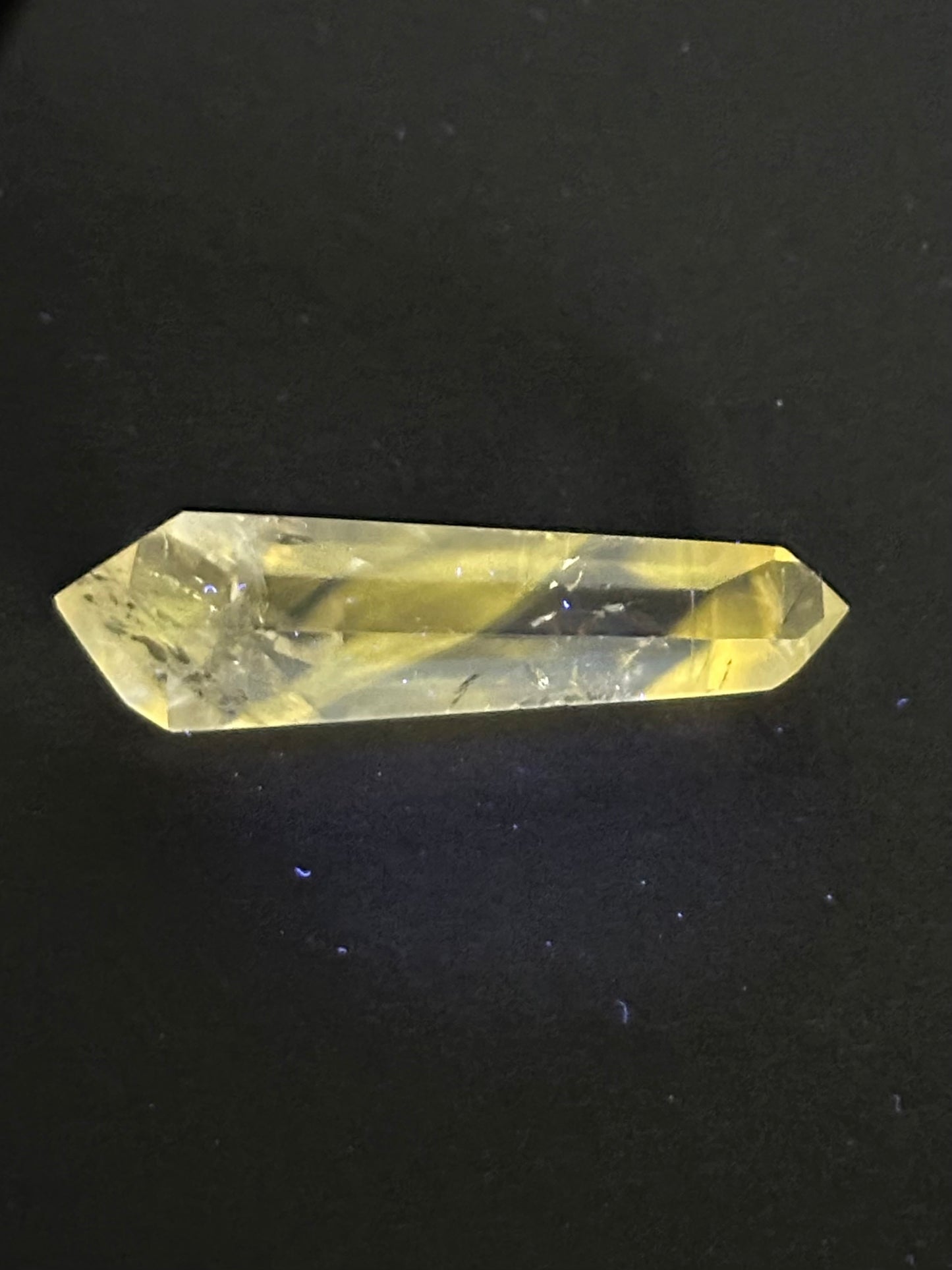 Small Polished Double Terminated UV Amethyst Crystal