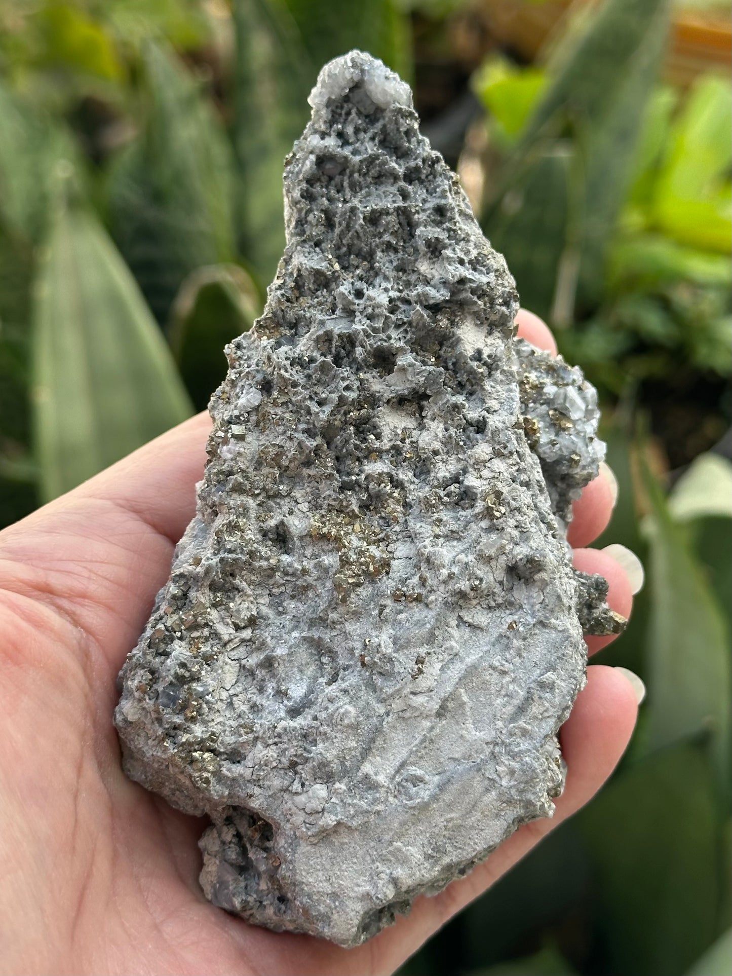 Calcite with Pyrite