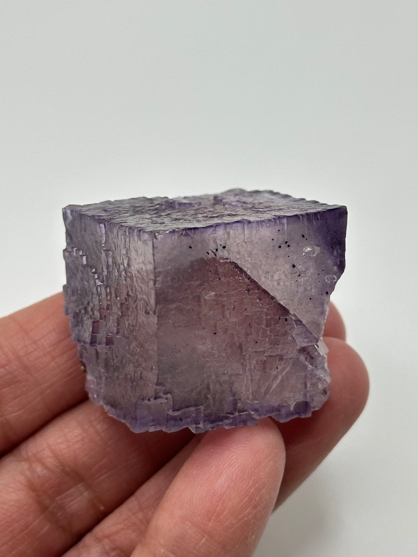 Fluorite Cube from the Elmwood Mine