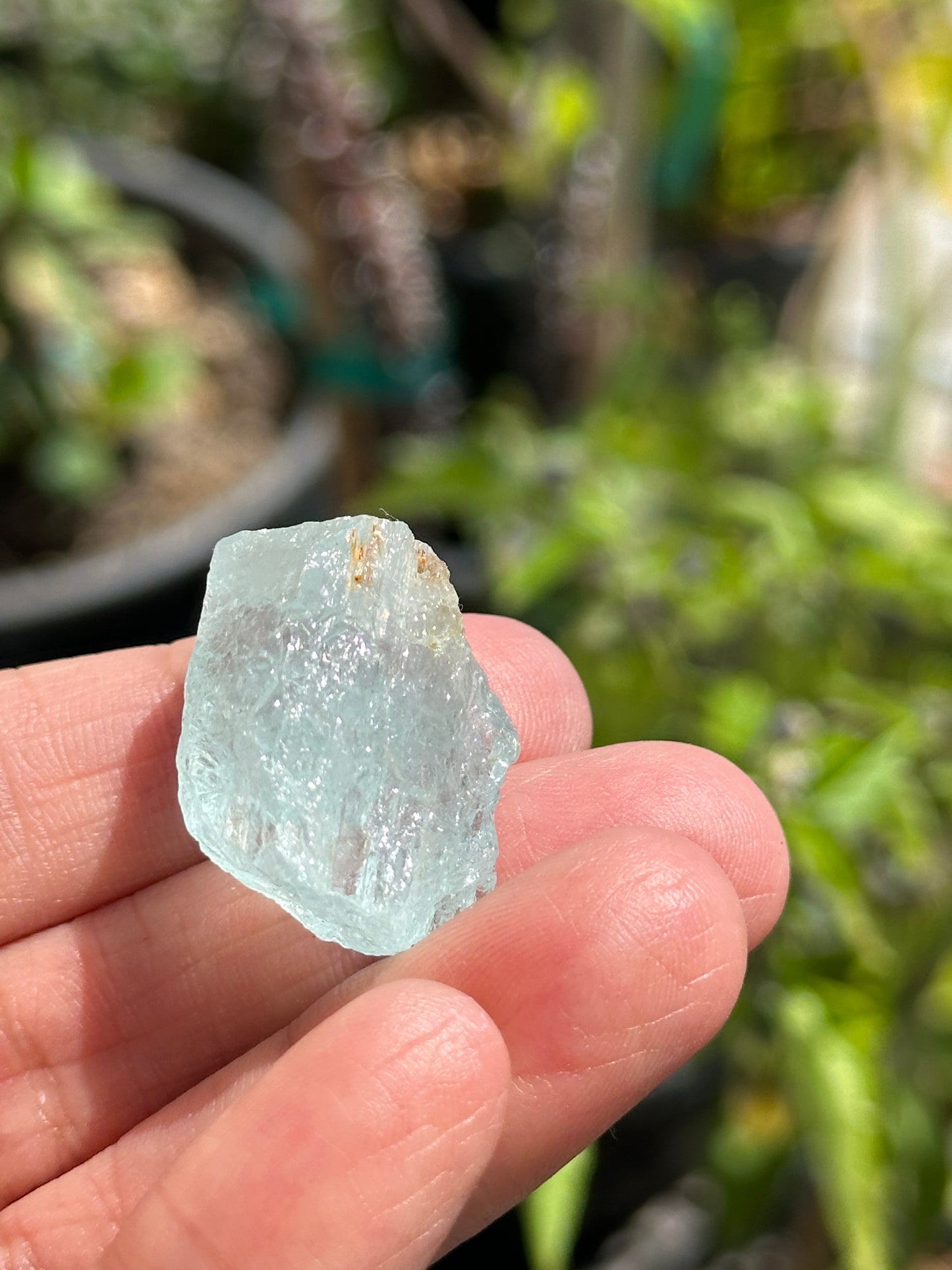 Etched Aquamarine from Shigar Valley