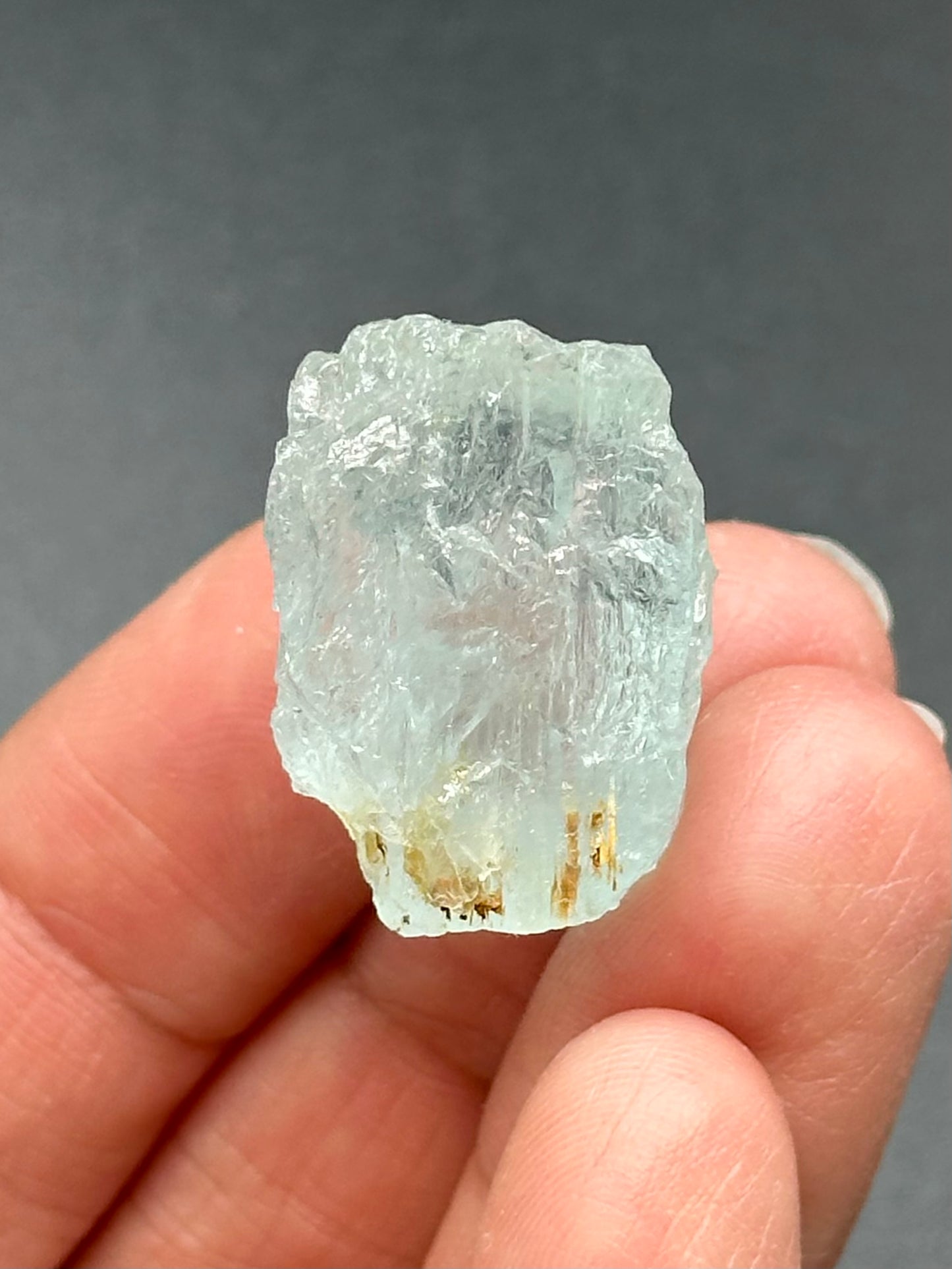 Etched Aquamarine from Shigar Valley