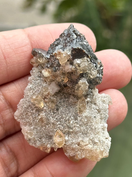 Dolomite, Sphalerite, and Calcite from the Elmwood Mine in Carthage, Tennessee