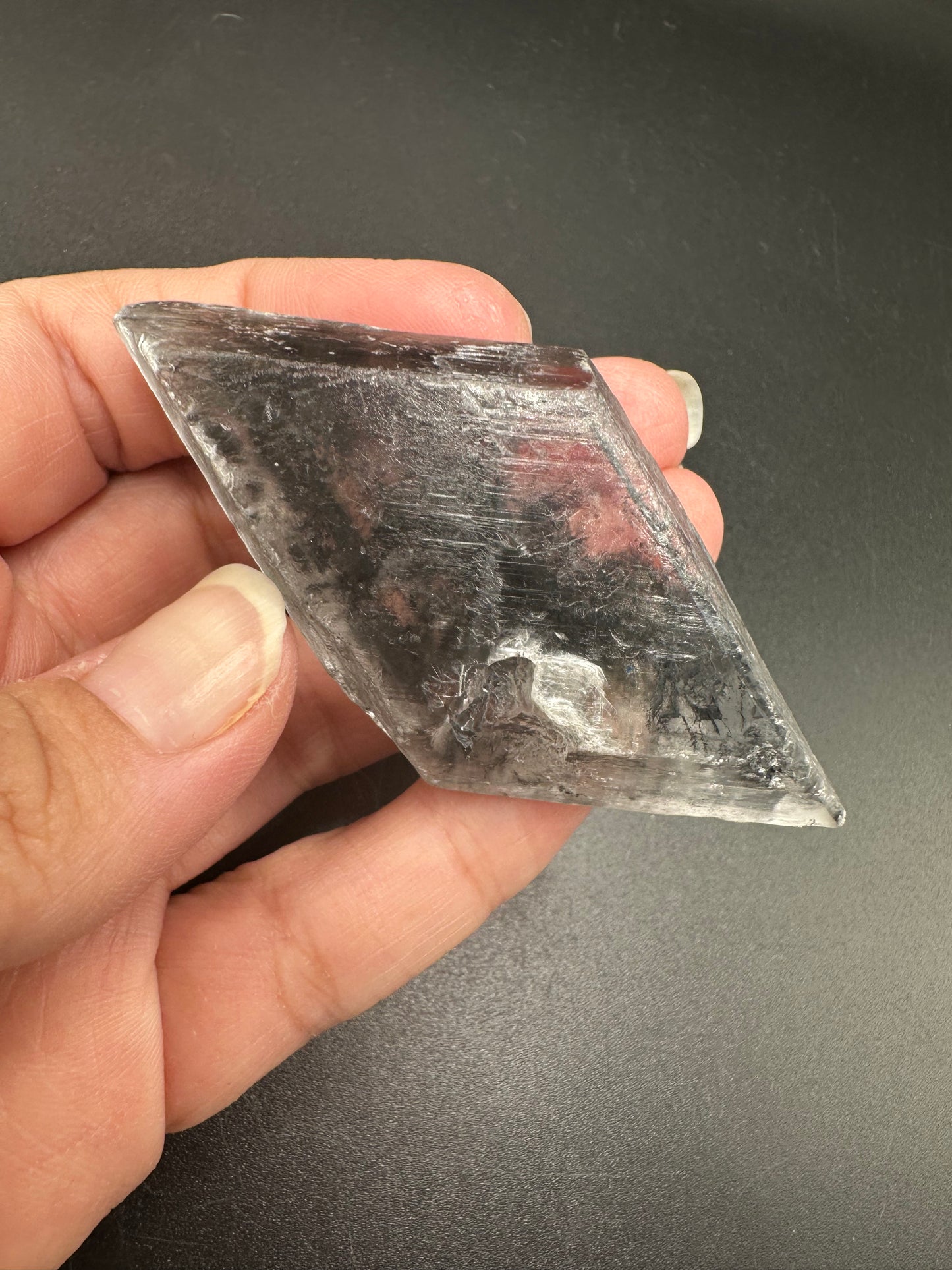 Gypsum var. Selenite with Pyrite & Sand Inclusions