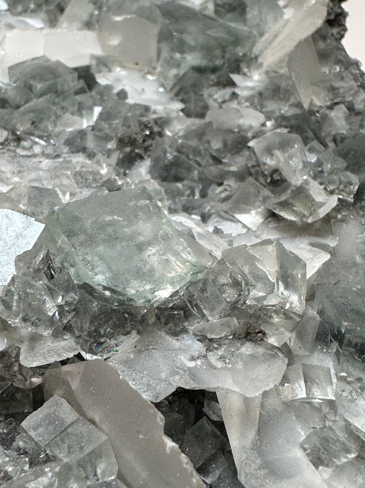 Glass Clear Green Fluorite Specimen from Xianghualing, Hunan, China