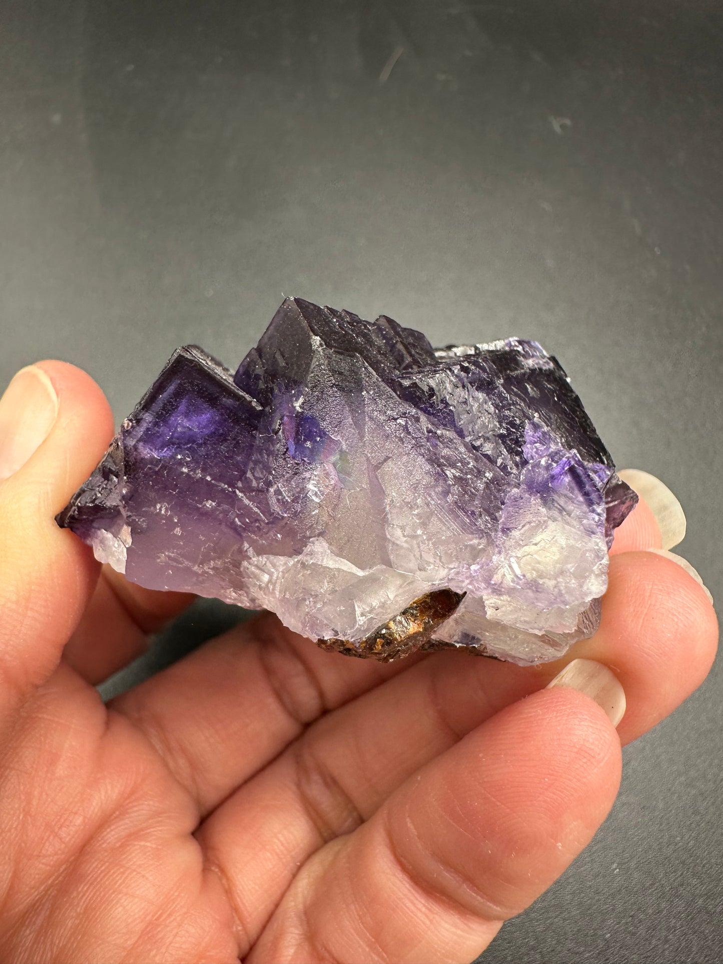 Fluorite with Sphalerite Specimen from the Elmwood Mine