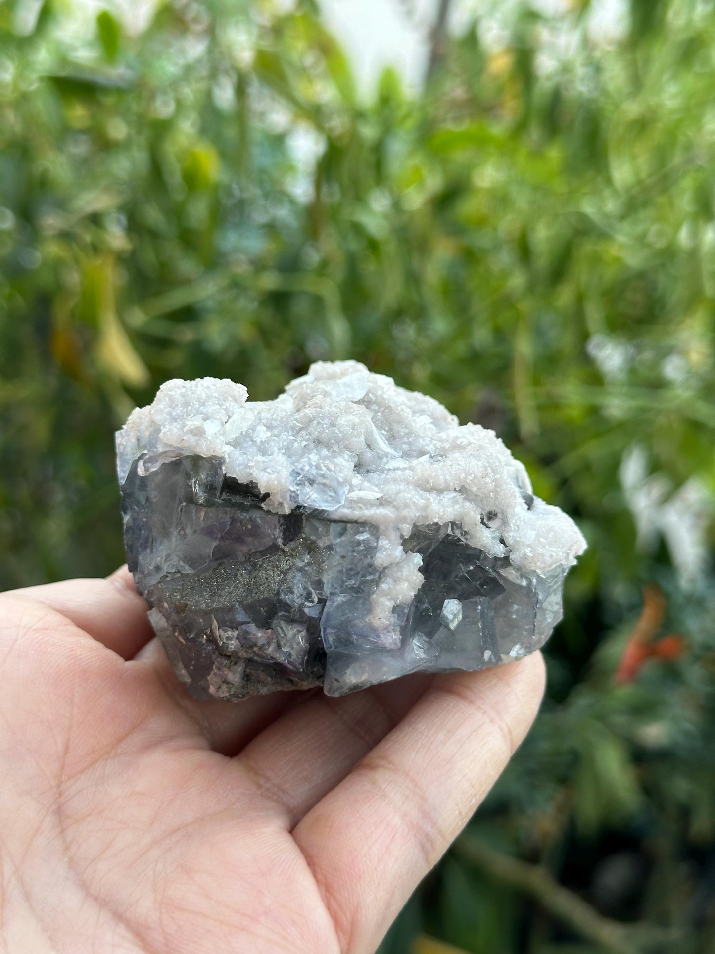 Fluorite with Quartz and Calcite from the Manaoshan Mine