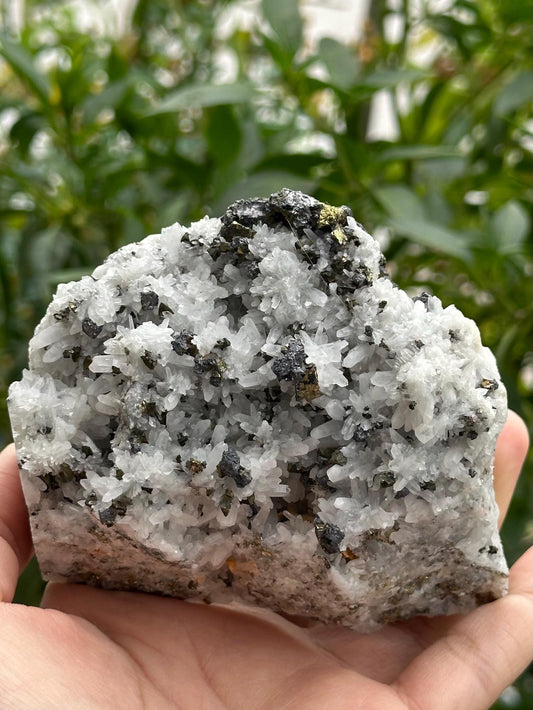 Chalcopyrite with Quartz