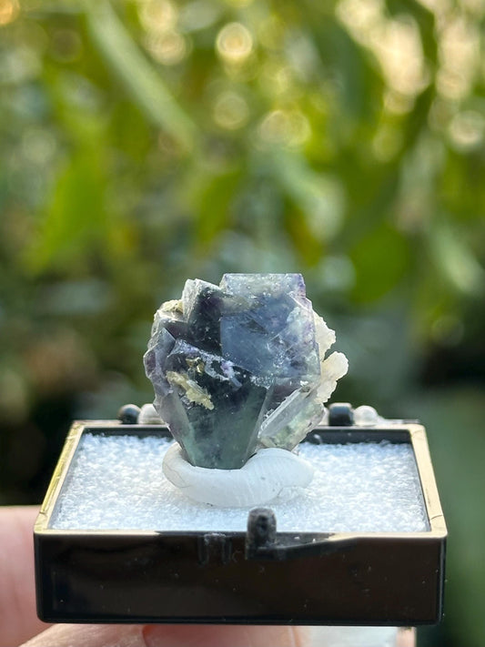 Fluorite with Quartz from the Yindu Mine