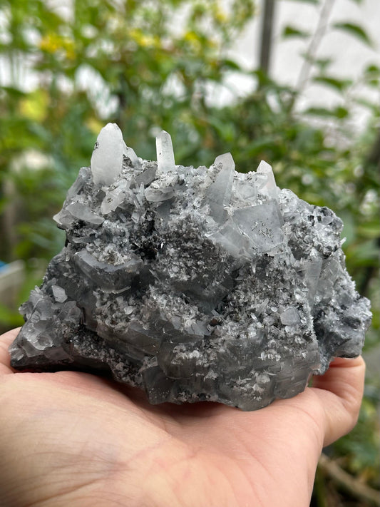 Fluorite with Quartz from the Yindu Mine, Inner Mongolia, China