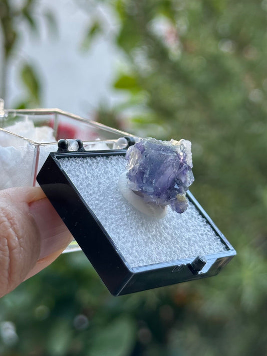 Fluorite with Quartz from the Yindu Mine