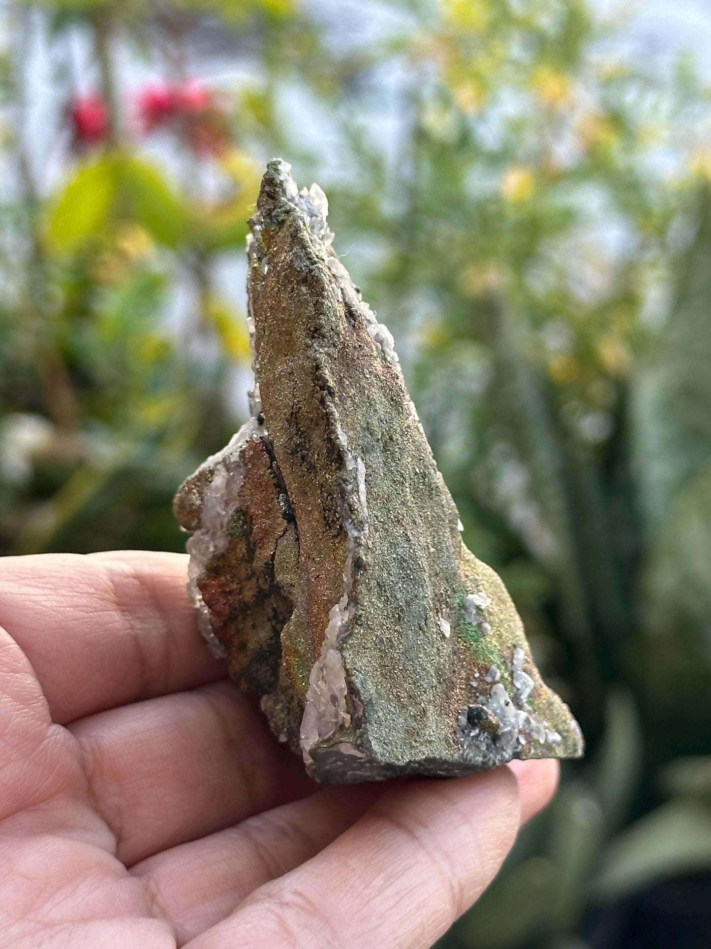 Pyrolusite Marcasite in Quartz