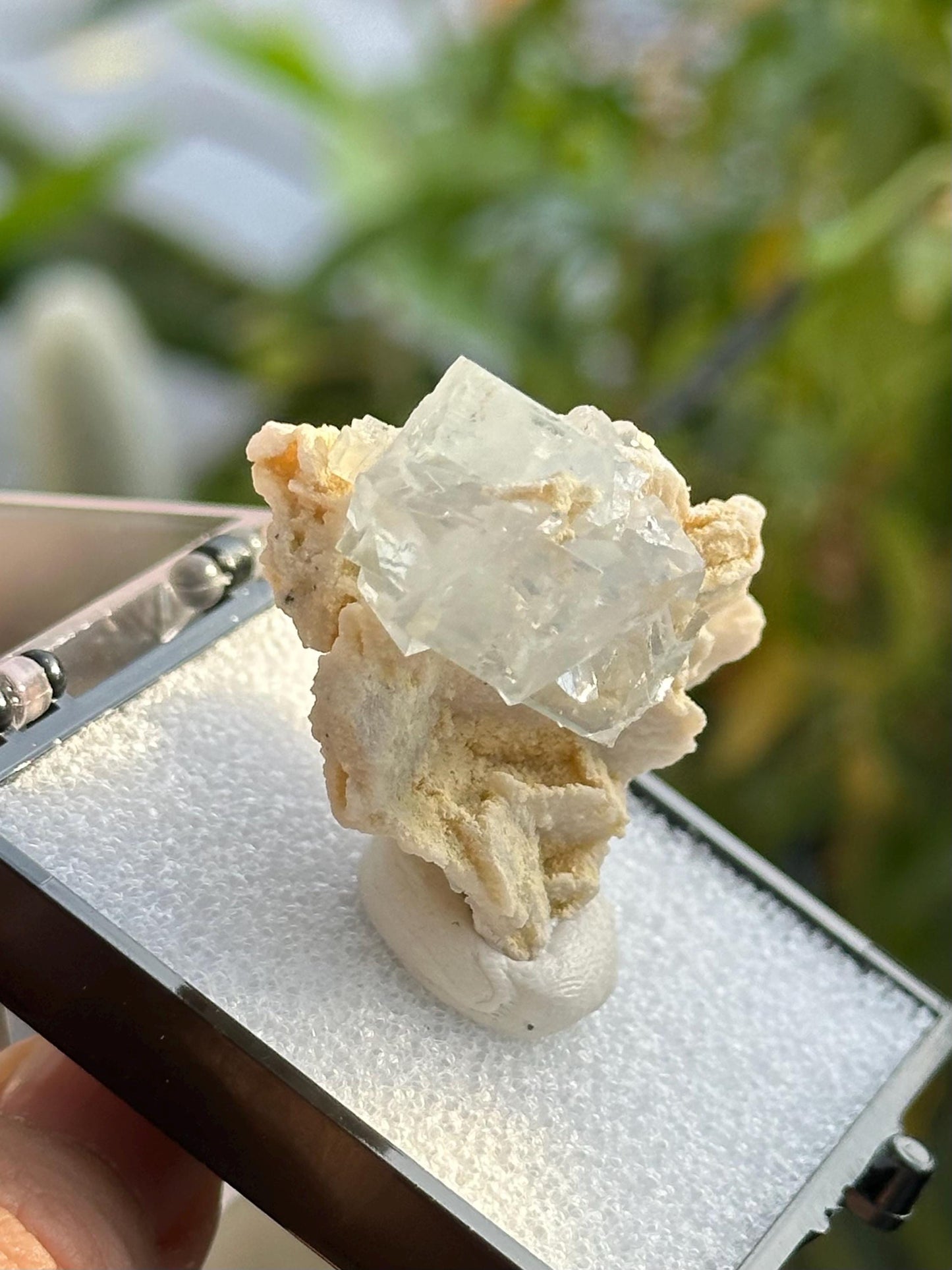 Fluorite with Calcite from the Huanggangliang Mine in Inner Mongolia, China